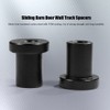 4 Pieces Sliding Barn Door Spacers, Sliding Barn Connector Carbon