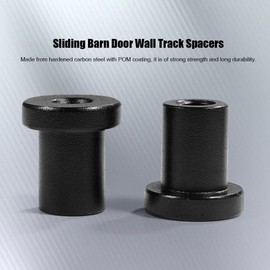 4 Pieces Sliding Barn Door Spacers, Sliding Barn Connector Carbon Steel for Wall Rail, Mounting Rails and Wall, Barn Door Hardware Accessories for