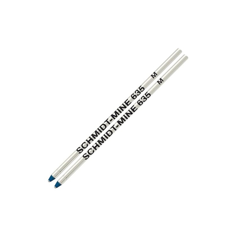 Schmidt 635 D1 Mine Ballpoint Refill - Blue Ink (Medium