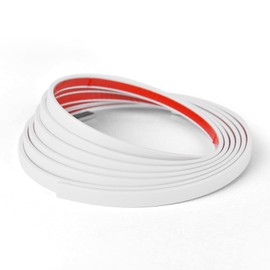Wowstar 10 Ft Peel & Stick Trim, Flexible & Self-Adhesive Molding for Walls, Edges, Borders, Window Frames, Backsplash Tiles - White