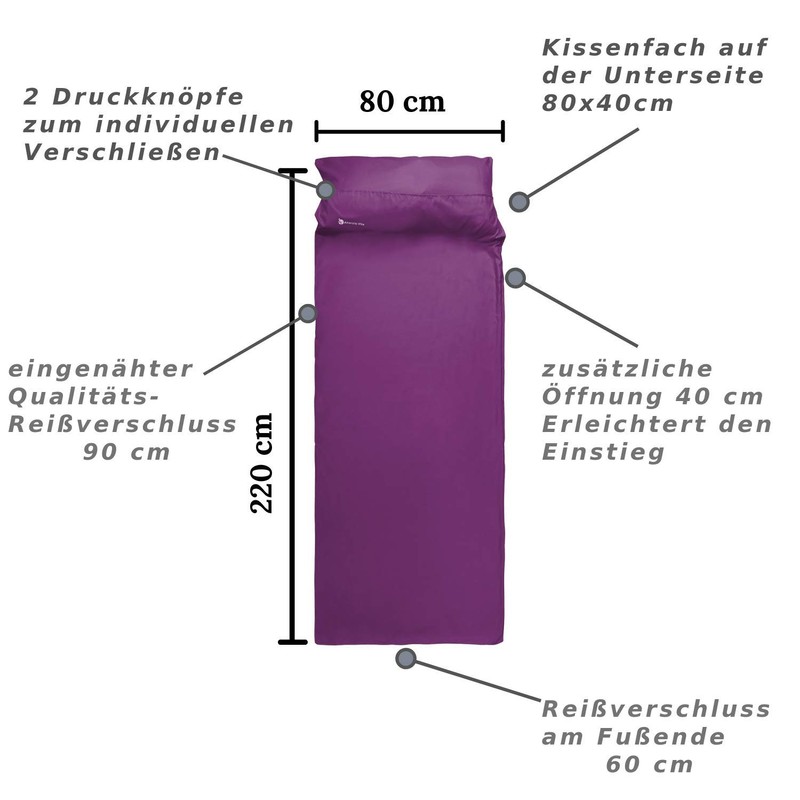 Altera la Vita Sleeping Bag Modern Microfibre 220 x 80
