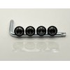Kuroobaa Car License Plate Bolt, Titanium License Plate Frame, Car