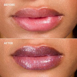 WONDERSKIN Wonder Blading Top Gloss - Blue Glitter High Shine Finish - Long Lasting Lightweight Glossy Non-Sticky Lip Gloss  - Vegan & Paraben-Free.