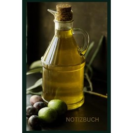 Notizbuch Olivenzweig, Buch: Das perfekte Geschenk für Oliven Liebhaber & Natur Fans, schönes Olivenmotiv: Tagebuch, Journal, Taschenbuch, Kalender, ... Softcover, Bild, Olivenzweig, Olivenbaum,A5,