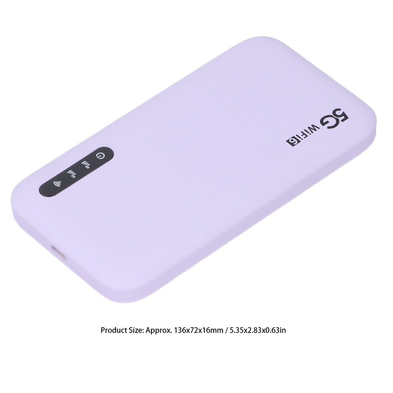 5G Mobile Hotspot, WiFi6 with 6100mAh, IP67 Rugged Travel Router