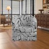FUANGUI 2 Piece Club Chair Slipcover Stretch Barrel Chair Covers