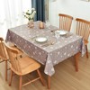 LOHASCASA Vinyl Tablecloths for Rectangle Tables Reusable PVC Waterproof Plastic
