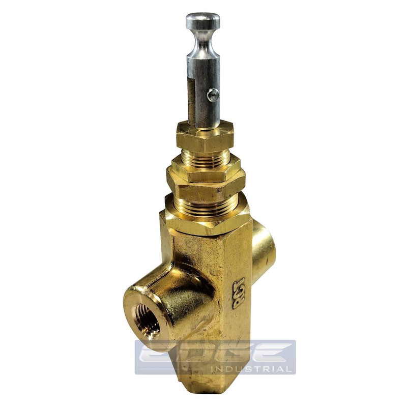 Pilot Cross Unloader Valve MOUNTING BOSS AIR Compressor, 1/4" Female