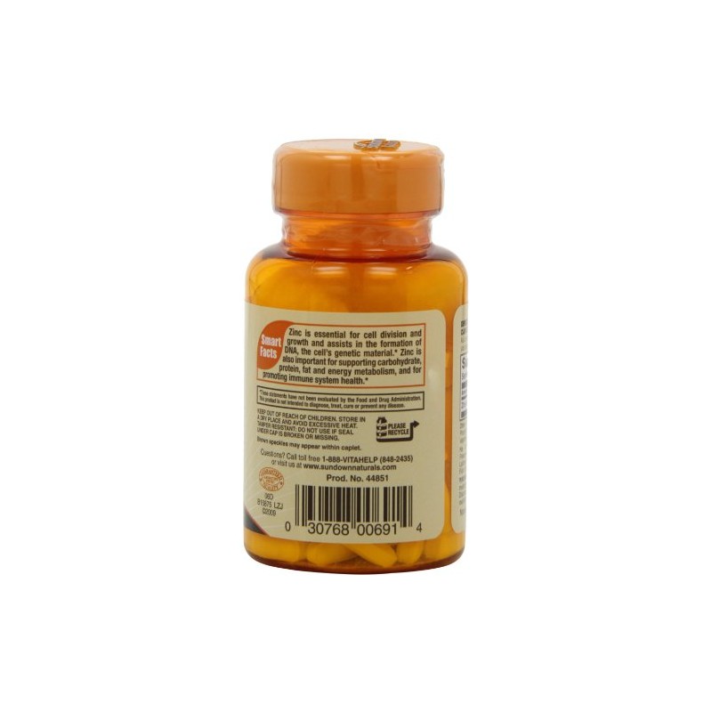 Sundown Sundown High Potency Zinc 50 mg, Tablets, 100 tablets
