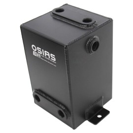 OSIAS 3L Fit Dual 044 Fuel Pump Black Universal Fuel Surge Tank With Y Block Bracket