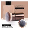 Set 7 Brochas Maquillaje Profesional Alto Nivel Marrón