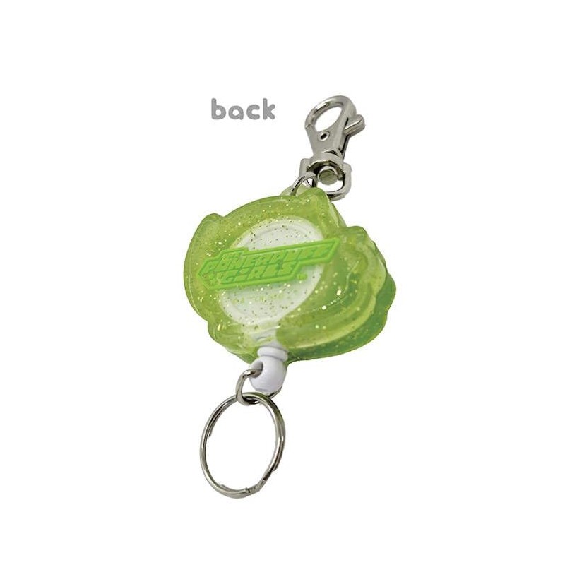 ESK Japan Powerpuff Girls 17179 Rubber Reel Keychain Buttercup Keychain
