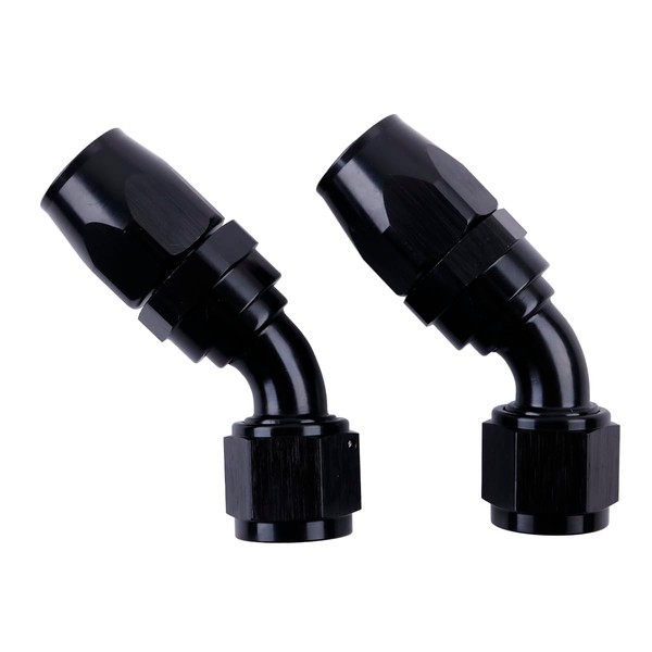 ZAP Performance 8AN 45 Degree Swivel Hose End Fitting for