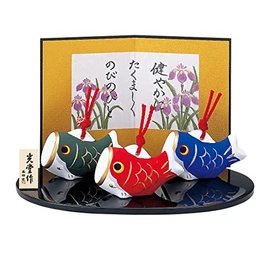 Yakushi Kiln May Doll Tango no Sekku Nishiki Carp Streamer Set (Doillin)