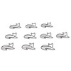 100pcs Cat Shape Paper Clips Increased Slip Resistance Rustproof Metallic