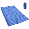 GIGART Double Sleeping Pad for Camping, Portable 4" Extra-Thick Camping