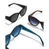 HAWKERS Miranda Sunglasses for Men and Women, black