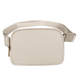 VOROLO Fanny Pack Crossbody Bag For Women And Men Belt Bag Gift For Women Bum Bag with Adjustable Strap for Sports Khaki