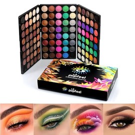 Sombras de Ojos Paleta de Sombras de Ojos de 120 Colores, Sombras para Ojos Mate y Brillante Paleta de Maquillaje para Mujer Kit de Maquillaje Profesional y Impermeable, Maquillaje de Paleta para Maquillaje