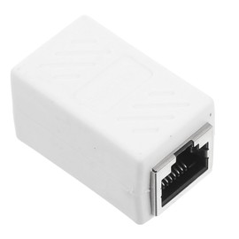 TEHAUX Ethernet Coupler Extender Adapter Female to Female Connector for Enhanced Home Network Connectivity Compatible with Routers and Devices Compact Design for Easy Placement and