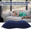 Boolavard Blue Tibetan Outdoor Inflatable Pillow Double Sided Soft Sleep
