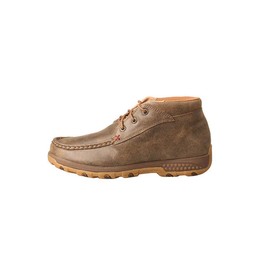 Twisted X Women's Chukka Driving Moc, Moc Toe with CellStretch, Bomber, 8.5 M