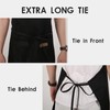 Yuubin Extra Large Aprons for Men, Adjustable Button Bib Apron