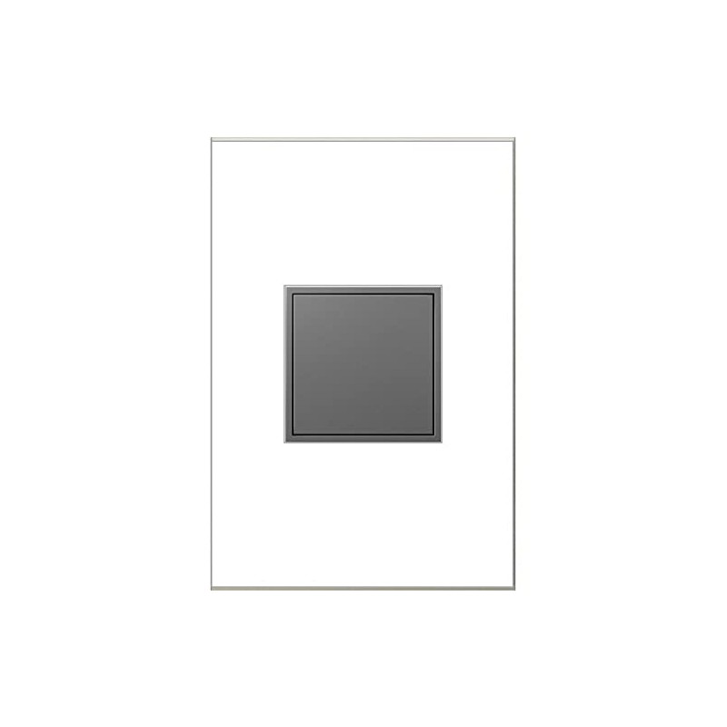 Legrand adorne 20Amp 1-Gang Pop-Out Outlet in Magnesium, ARPTR201GM2