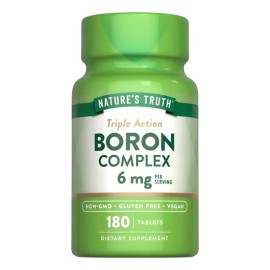 Nature's Truth Suplemento De Complejo De Boro Triple Accion