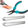 Fish Pin Bone Pliers & Tweezers Set, 3-Piece Deboning Tools