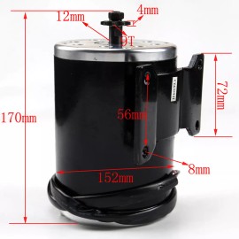 Unbranded 48V 1000W Brush Electric E-BIKE Motor Controller Throttle ATV Go Kart Scooter