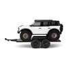 INJORA Utility Trailer with Hitch for 1/18 RC Crawler Car