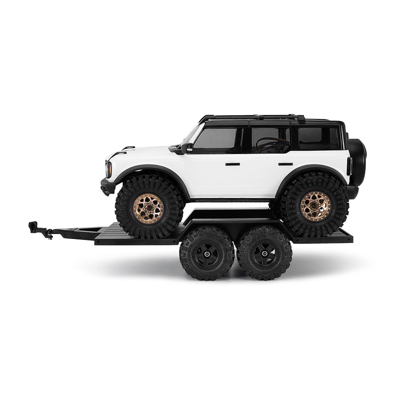 INJORA Utility Trailer with Hitch for 1/18 RC Crawler Car