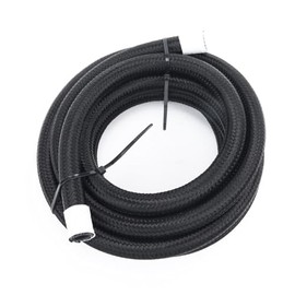 AC PERFORMANCE -6 AN Hose Fuel Line, Nylon Braided CPE Rubber, Compatible with Fuel System, E85, E10, Oil, Gasoline, Methanol, Lubricants, Coolant System (10 Feet)