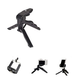 K-S-Trade Qualitativ & Innovativ Stativ Tisch-Ständer Dreibein Handy-Stativ Ständer Für Tecno Pop 6 Pro Mini-Stativ Smartphone Tripod Handy-Stativ