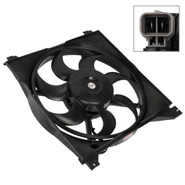 SCITOO 600610 Radiator Cooling Fan Compatible for 2001-2006 for Hyundai for Santa Fe