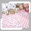 20 Yards Pom Poms Balls Fringe Trim,White Single Edge Ball
