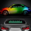 DIYAH Auto Sound Music Beat Activated Car Stickers Equalizer Glow LED Light Audio Voice Rhythm Lamp 45cm X 11cm / 18in X 4.5in (Green)