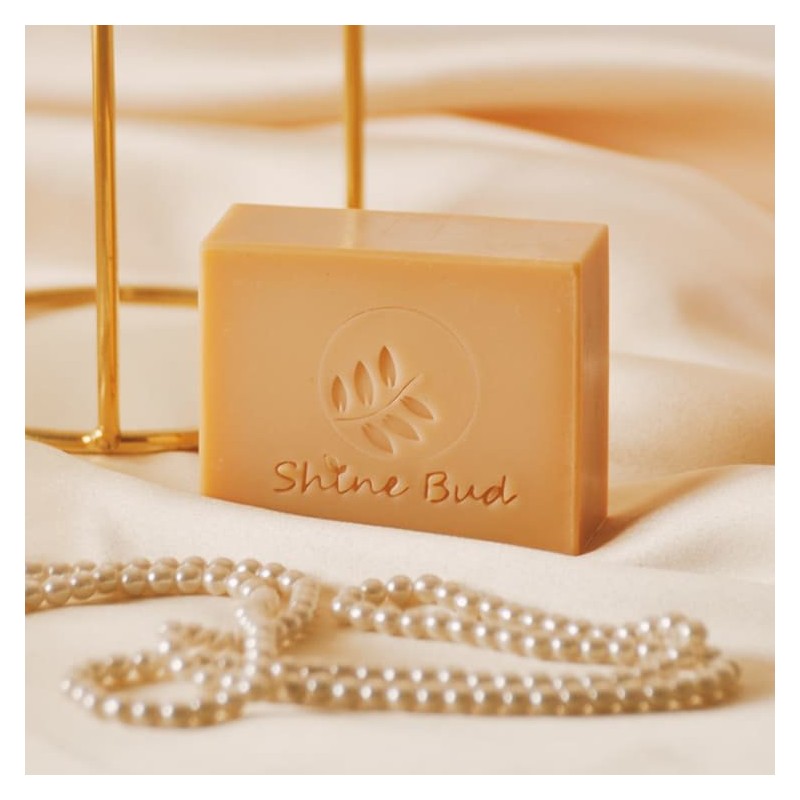 Shinebird pearl powder cocoon natural handmade aged silk ball soap