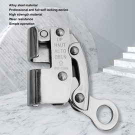 climbing anti-fall rope grab,self-locking rope grab,alloy steel strong bearing strength rock climbing climbing tree arborist climbing ascender for expedition caving