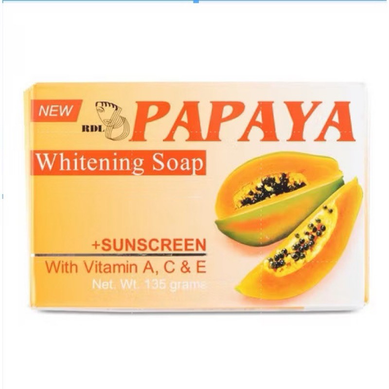 Papaya Extract Herbal Whitening Soap 135g