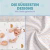 2 x Fitted Sheets Made of 100% cotton with Elastic