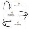 Levemolo Hanging Wall Planter Medium Rustic Iron Flower Holder for