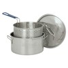 Bayou Classic 1150 14-qt Stainless Fry Pot Features Heavy Welded
