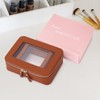 Pinkmik Clear Makeup Bag Waterproof Travel Case for Cosmetics and