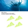 Alomejor Dive Line Marker Triangular Fluorescent Yellow for Cave and