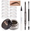 evpct Eyebrow Stamp Pencil Kit for Eyebrows, Makeup Brow Stamp