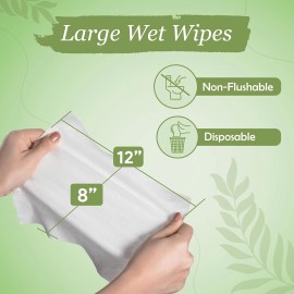 ProHeal X Large Wet Wipes for Adults - 2 Packs of 56 [112 Count] Disposable...