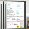 HOMiDEK Magnetic Whiteboard for Fridge, Refrigerator Dry Erase Board, Small