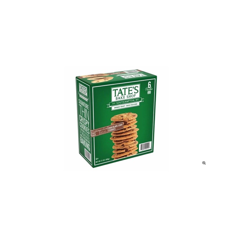 Tate's Bake Shop Chocolate Chip Cookies, 21 oz